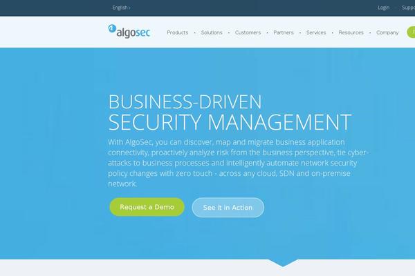 algosec.com site used Algosec