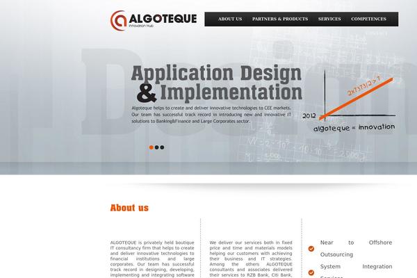 algoteque.com site used Starter-theme-1.x