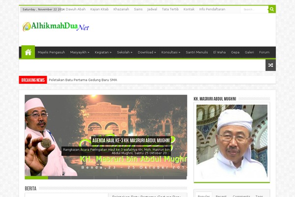 Sahifa theme site design template sample