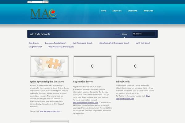 Karma theme site design template sample