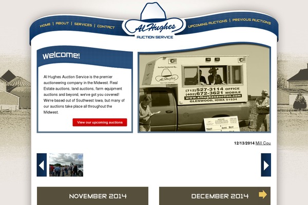 alhughesauction.com site used Hughes