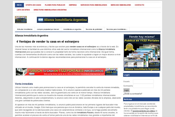 alianza-inmobiliaria.org site used Gazette
