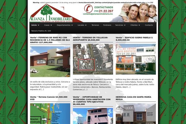 alianzainmobiliaria.mx site used Photoria