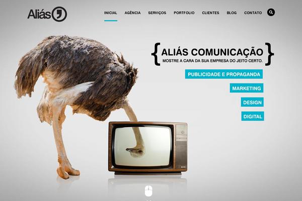 alias.com.br site used Themanovo