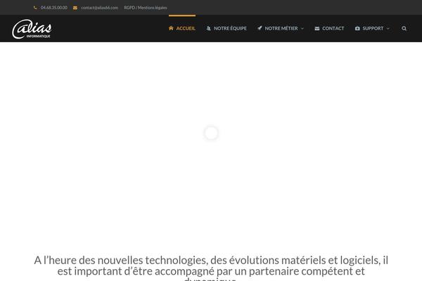 Site using TablePress plugin