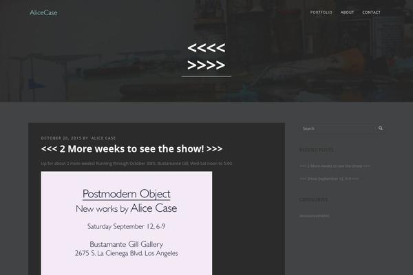 Story theme site design template sample