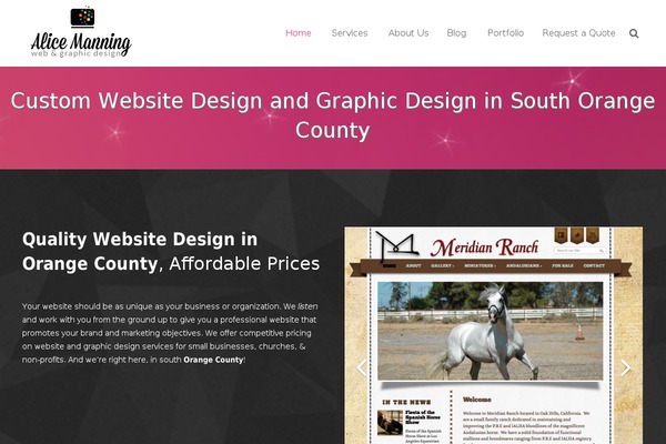 Impreza theme site design template sample