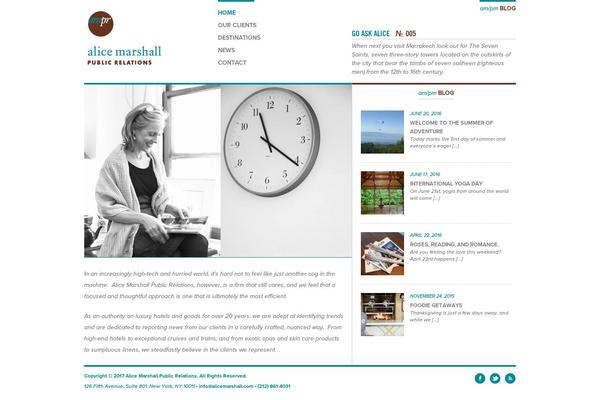 alicemarshall.com site used Alicemarshall