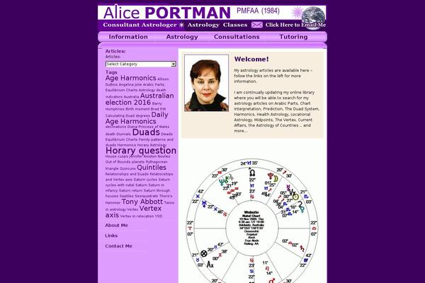 aliceportman.com site used Aliceportman