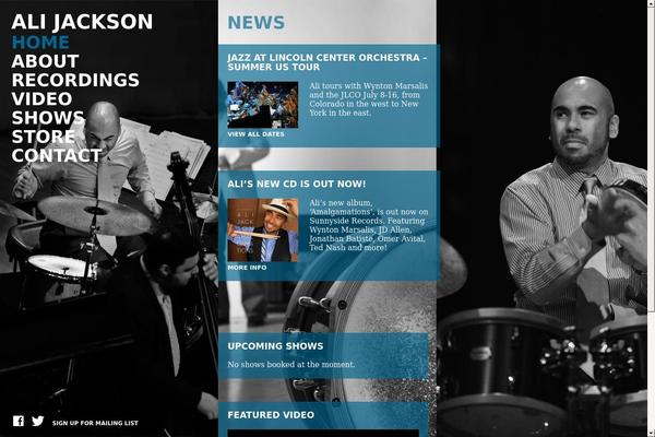 alidrums.com site used Alijackson
