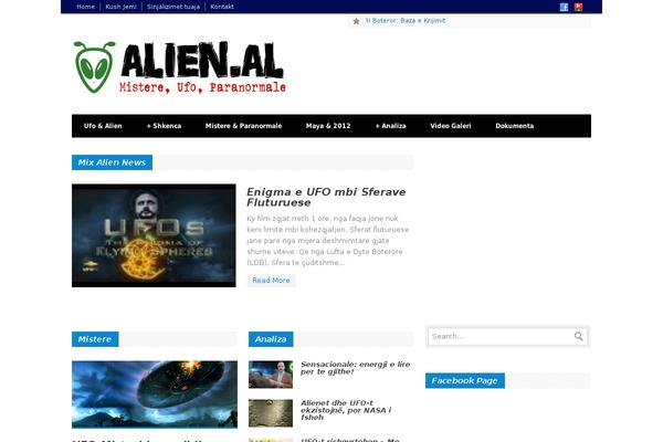 alien.al site used Alientheme