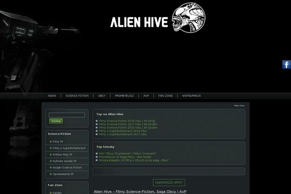 alienhive.pl site used Publisher-child