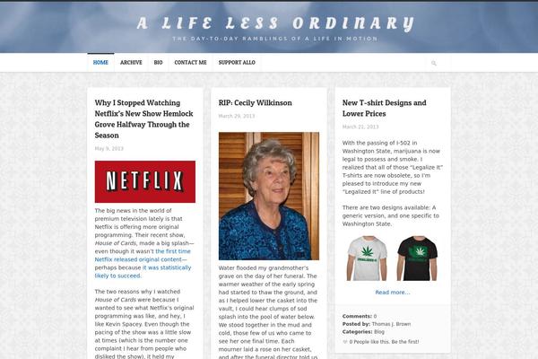 alifelessordinary.com site used Hoarder-package