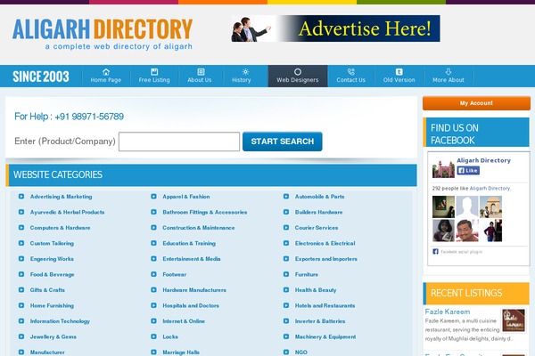 Skdirectory theme site design template sample