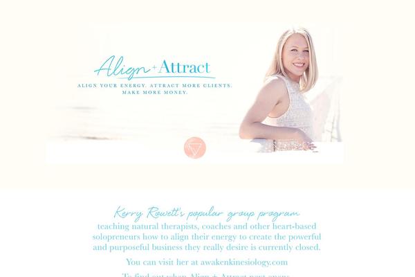 alignandattract.com site used Wp-awakenkinesiology-theme