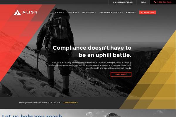 aligncpa.com site used Align-theme