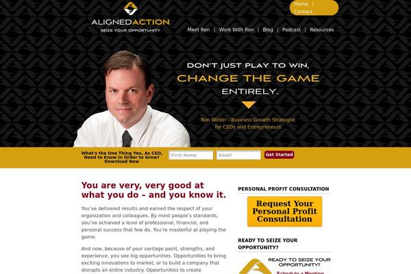 alignedaction.com site used Aligned_action-wp
