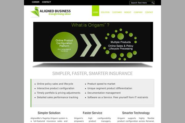 alignedbiz.com site used Small Business