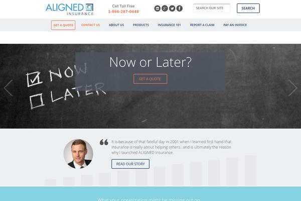 alignedinsuranceinc.com site used Aligned