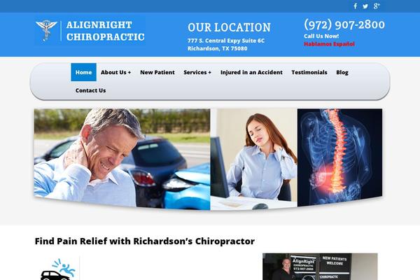 alignrightchiropractic.com site used Alignright