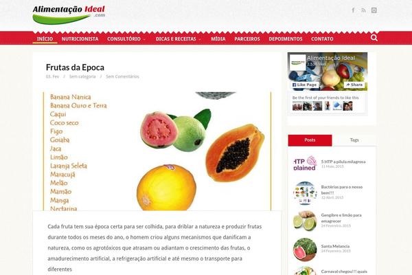 alimentacaoideal.com site used Alimentacaoideal
