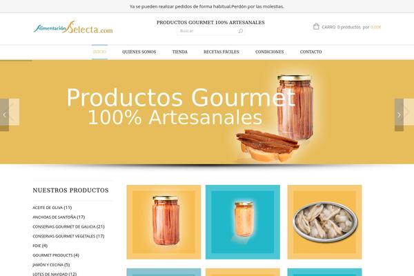 alimentacionselecta.com site used Legenda