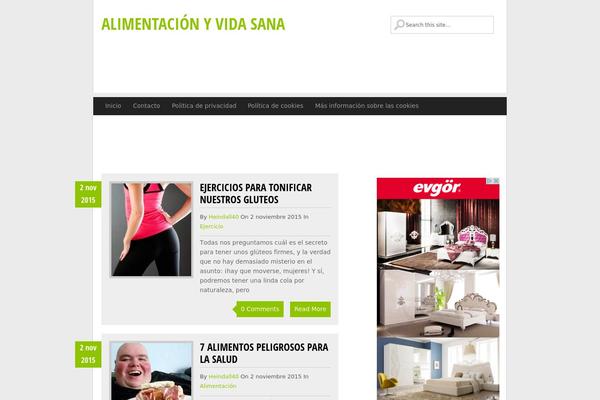 Neux theme site design template sample