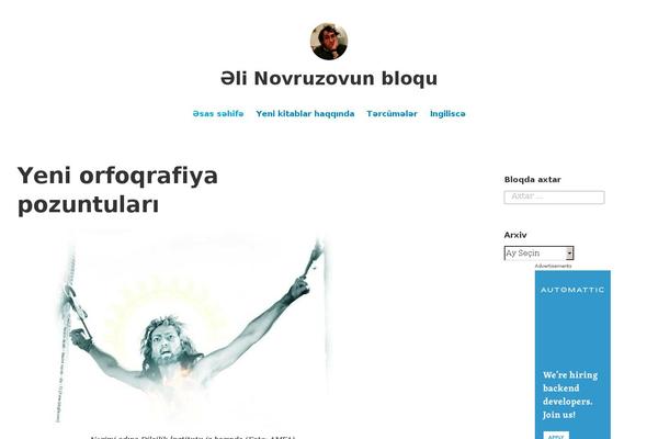 WordPress website example screenshot