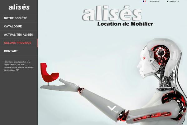 alises.fr site used Alises