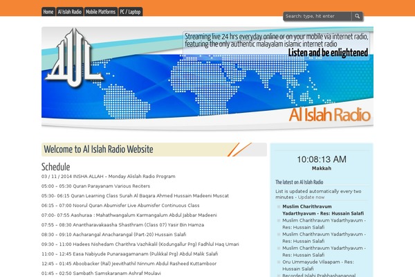 WordPress website example screenshot