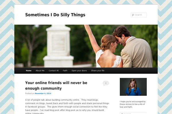 WordPress website example screenshot