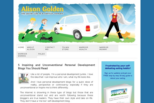 alisongolden.com site used Thesis_18b4
