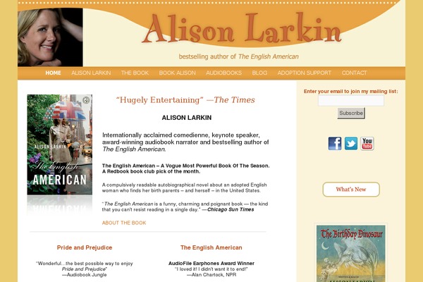 alisonlarkin.com site used Larkin