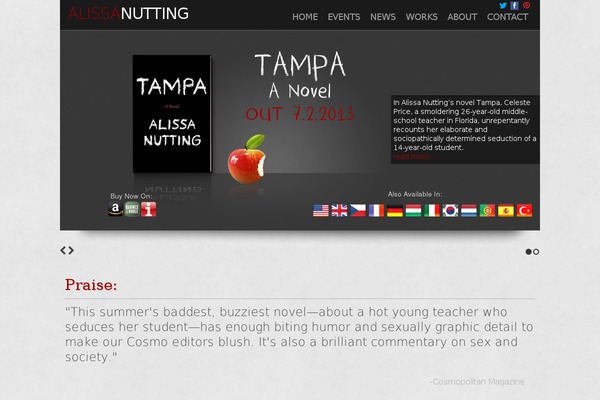 nutting theme websites examples