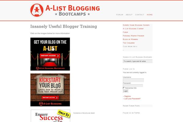 alistbloggingbootcamps.com site used Thesis_new