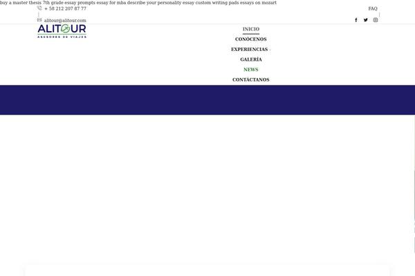 WordPress website example screenshot
