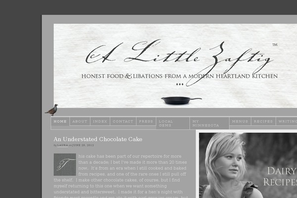 Thesis 1.6 theme site design template sample