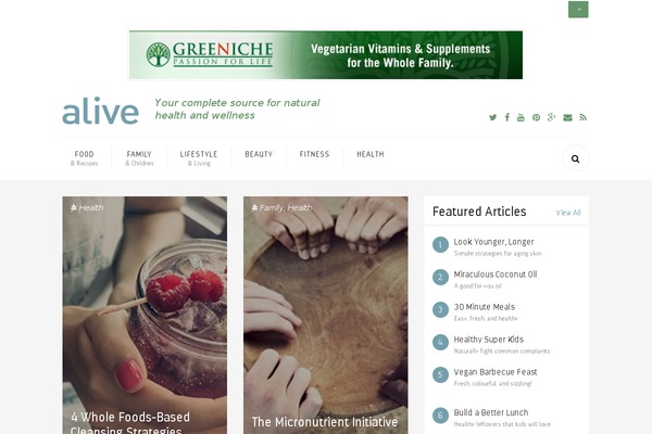 alive theme websites examples