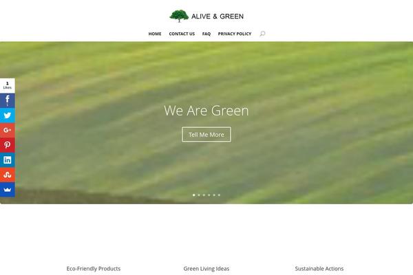 Divi theme site design template sample