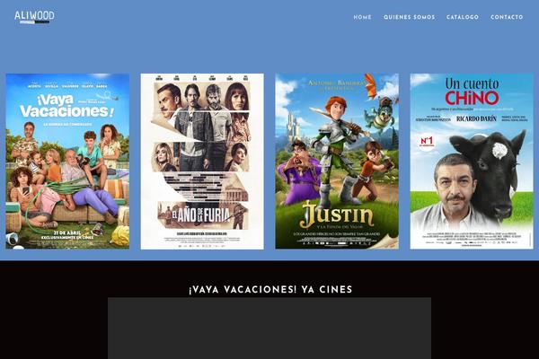 Cinerama theme site design template sample