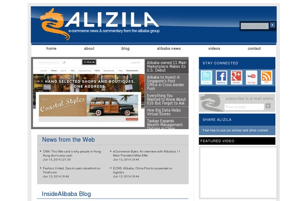 alizila.com site used Alizila