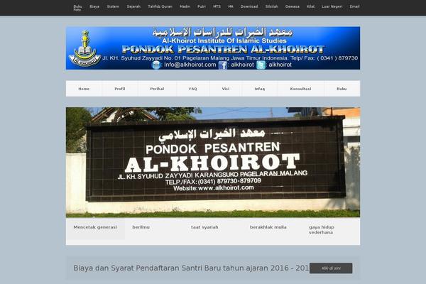 WordPress website example screenshot