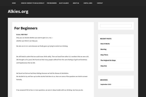 Candour theme site design template sample