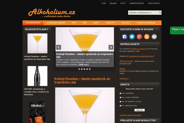 alkoholium.cz site used Opinion