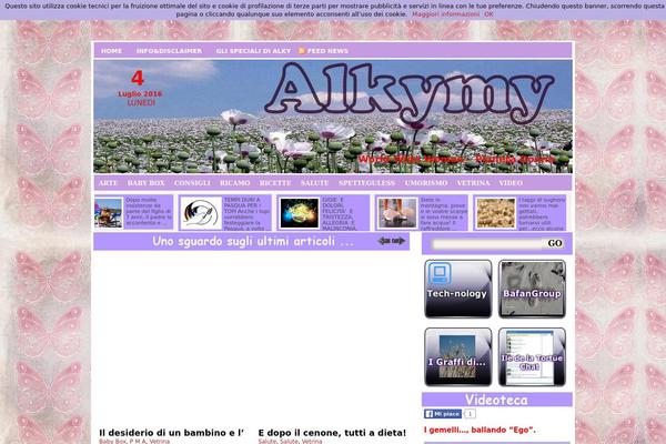 alkymy.it site used Tribunes
