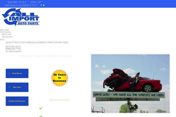 The7 theme site design template sample