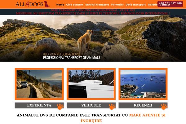 all4dogs.com.ro site used All4dogs