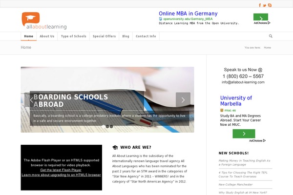Enfold theme site design template sample