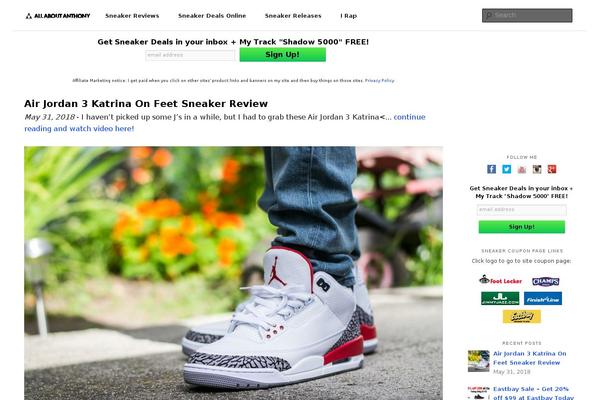 WordPress website example screenshot