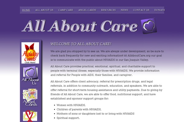 WordPress website example screenshot